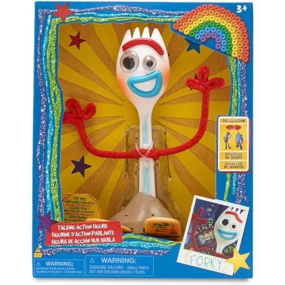 Disney Store Official Talking Action Figure from Toy Story, Features Sounds and Phrases from The Movies, Interacts with Other Figures and Toys – Forky