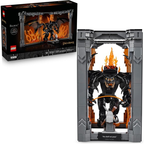 LEGO Icons The Lord of The Rings: Balrog Book Nook Kit