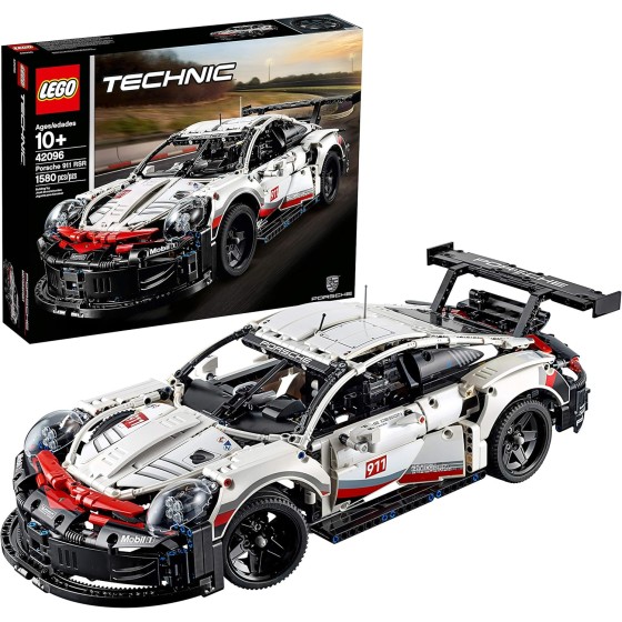 LEGO Technic Porsche 911 RSR Race Car Model Building Kit 42096, Advanced Replica, Exclusive Collectible Set