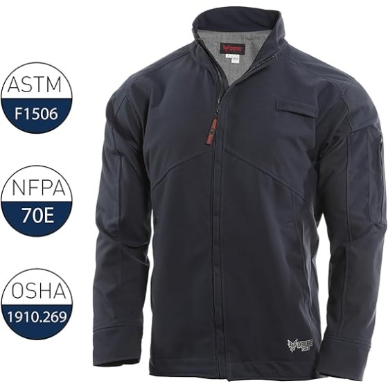 DRIFIRE Men's Flame Resistant Windbreaker Jacket, Cat 3